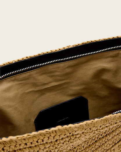 AllSaints Bettina Woven Clutch