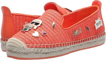 Karl Lagerfeld Paris Embellished Slip On Espadrilles size 9
