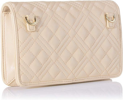Love Moschino womens New Shiny Quilted Shoulder Bag