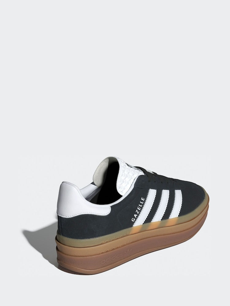Adidas Originals Black Gazelle Bold W Trainers size 39.5