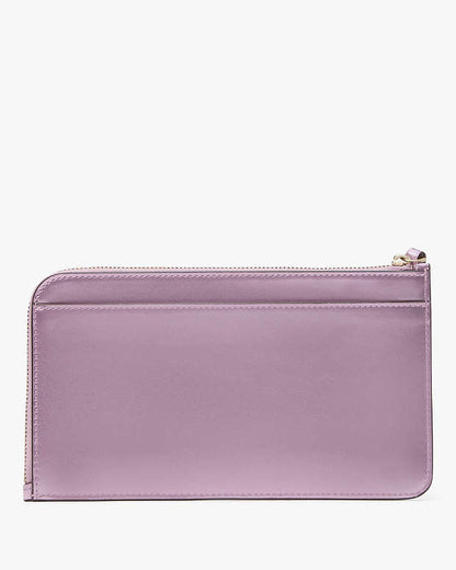 Kate Spade Lucy Medium L-zip Wristlet light purple