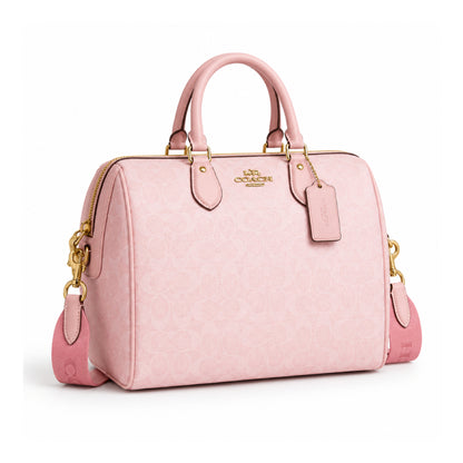 Coach Mini Rowan Crossbody Bag in Baby Pink