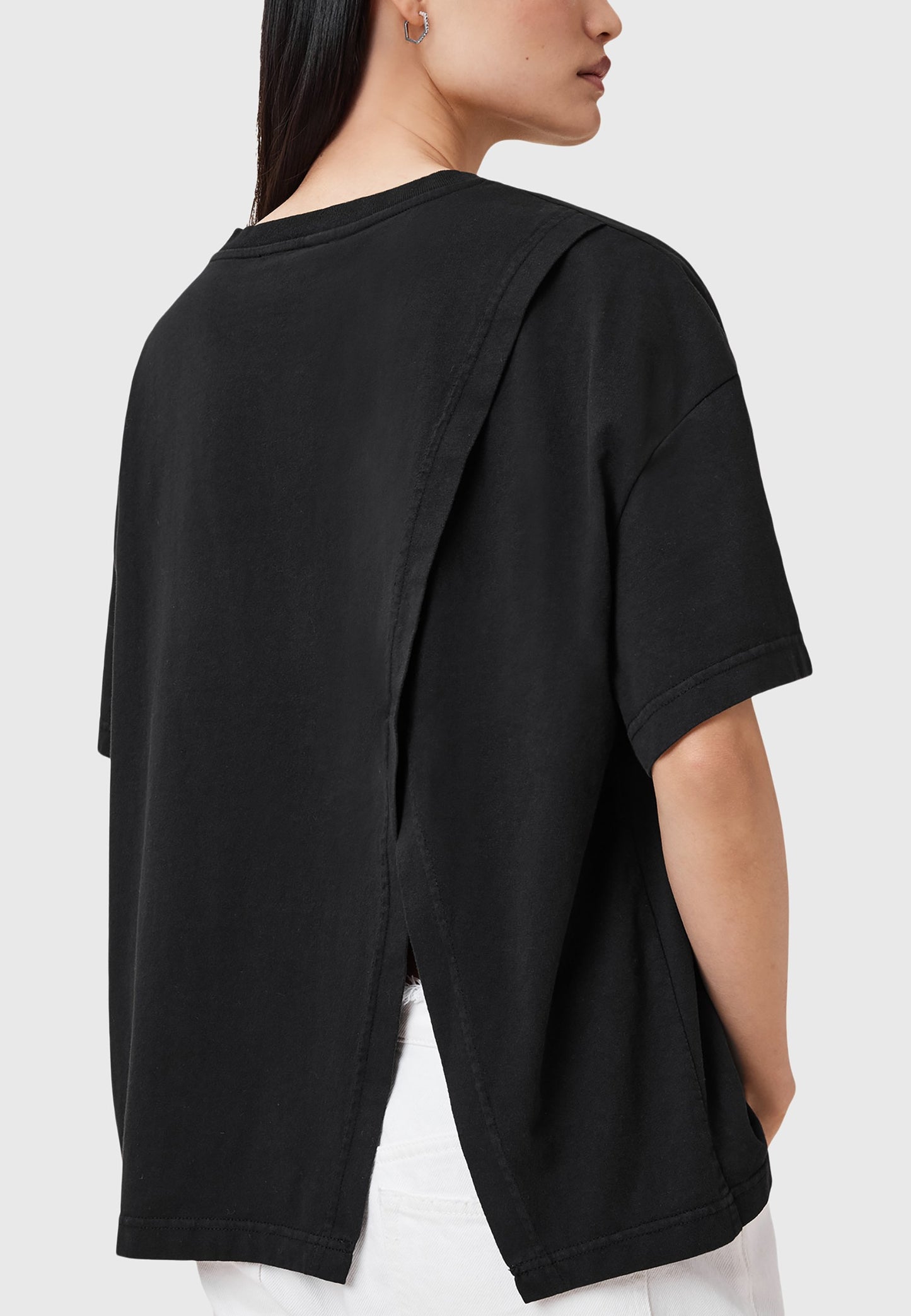 AllSaints AVRI TEE Print T-Shirt Size Large