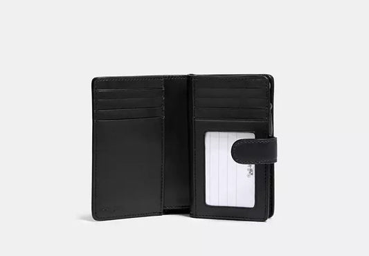 Coach Medium Corner Zip Wallet In Signature