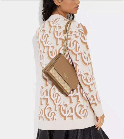 Coach Klare Crossbody Bag In Micro Signature Canvas