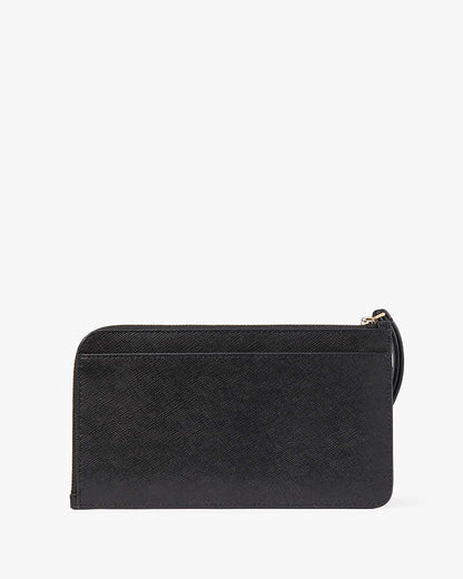 Kate Spade Lucy Medium L-zip Wristlet black