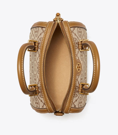 PETITE T MONOGRAM BARREL BAG TORY BURCH