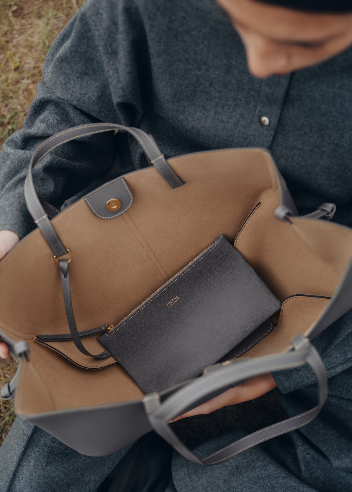 Polene Cyme edition textured stone