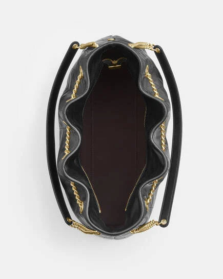 Coach Eveline shoulder bag in black