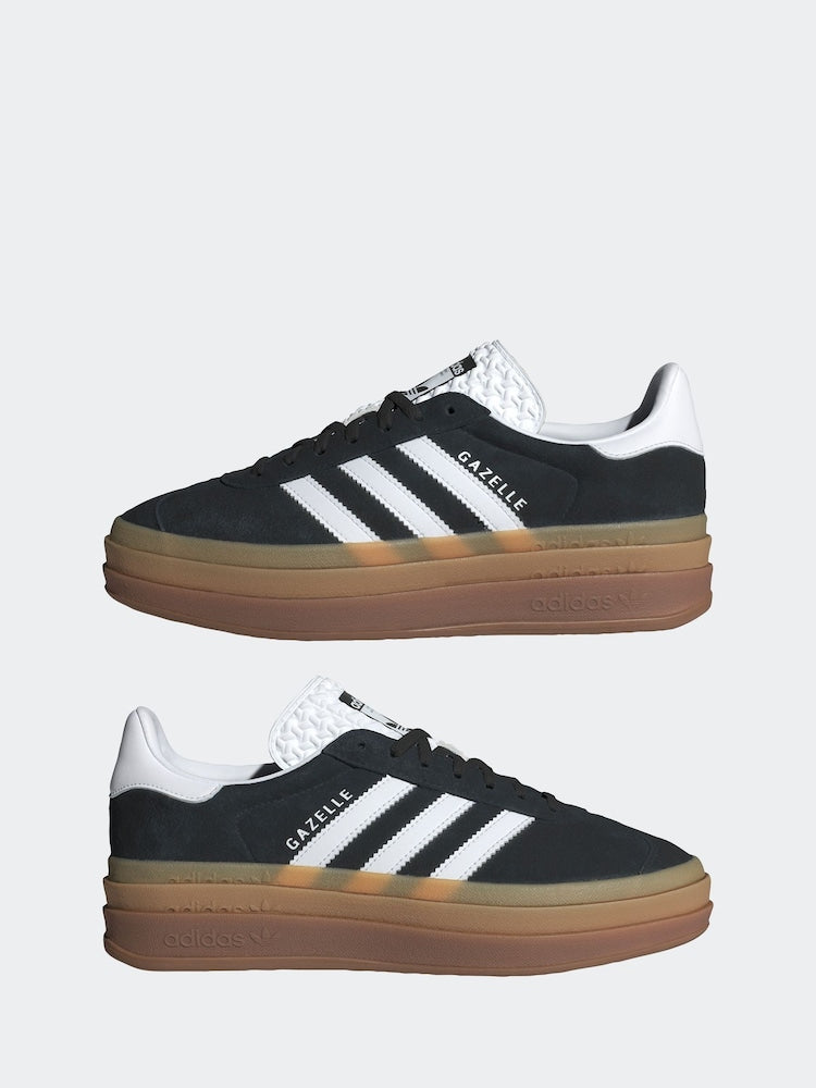 Adidas Originals Black Gazelle Bold W Trainers size 39.5