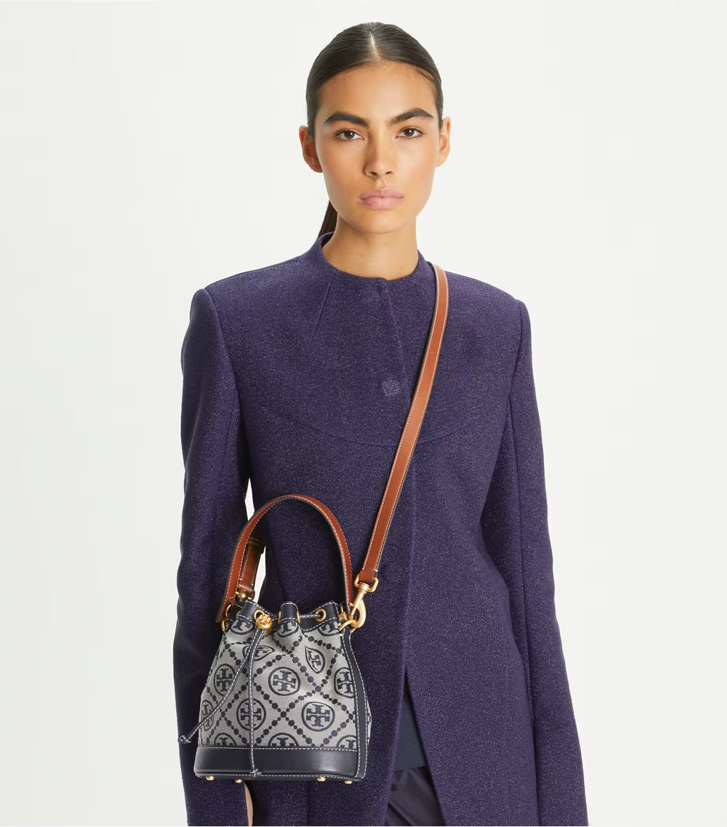 Tory burch T MONOGRAM BUCKET BAG