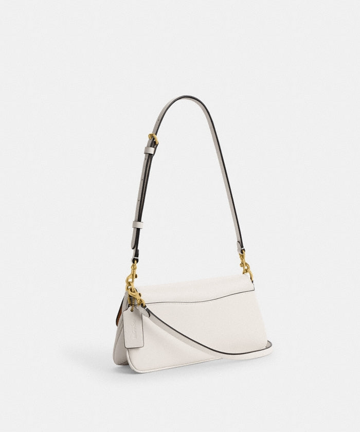 Coach jet shoulder bag white
