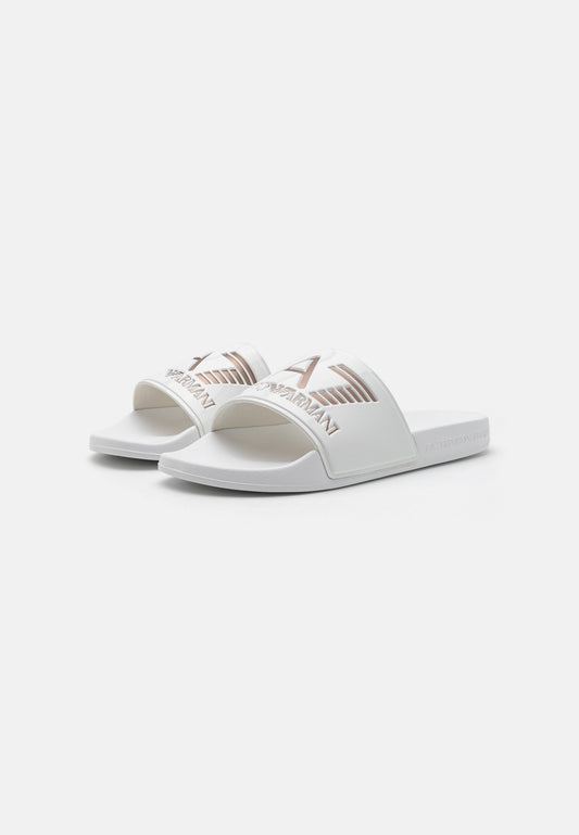 EA7 Emporio Armani
UNISEX - Pool slides - white/rose