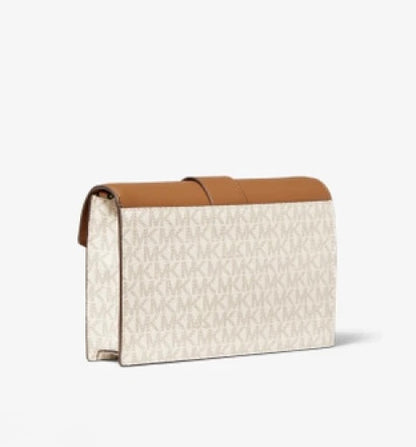 Micheal Kors crossbody bag with chain in brown