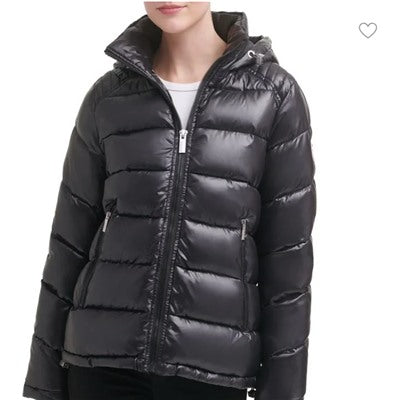 Guess hooded puffer jacket size M