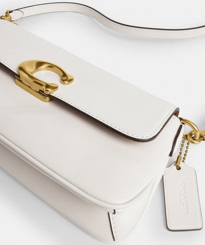 Coach jet shoulder bag white