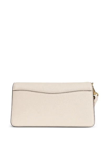Coach Tabby Chain 19 Crossbody bag grained cow leather chalk