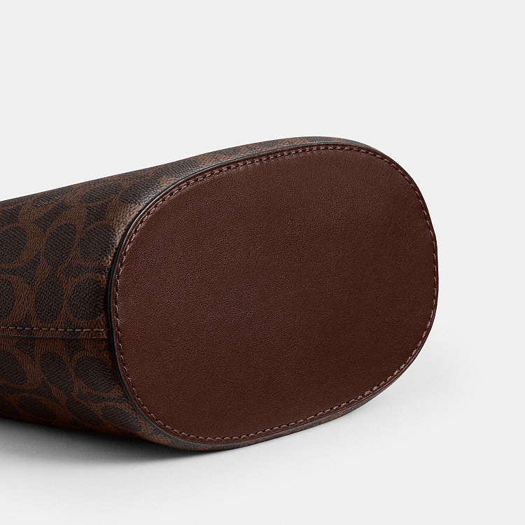 Coach Bleecker Bucket Bag 21 In Signature Canvas