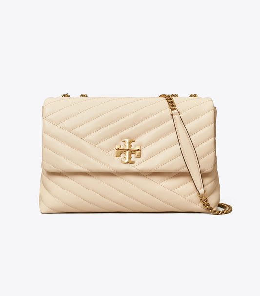 KIRA CHEVRON CONVERTIBLE SHOULDER BAG TORY BURCH