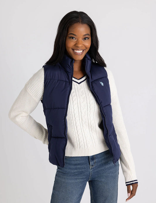 U.S. Polo Assn. Classic Puffer Vest navy blue in L