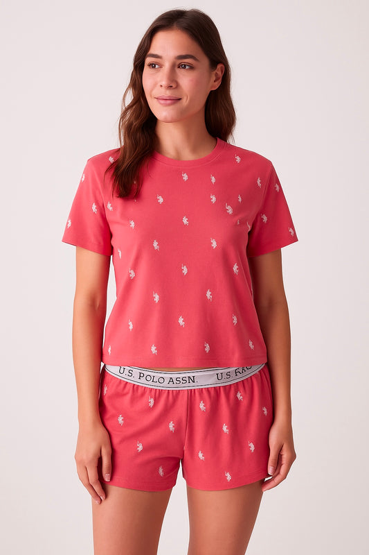 Us polo Assn. pajama t-shirt and shorts size Large