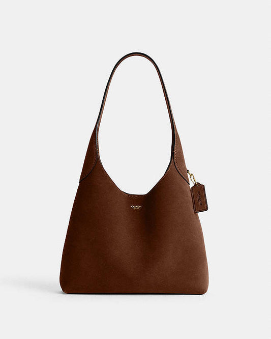 Coach Brooklyn Shoulder Bag 28 in suede material