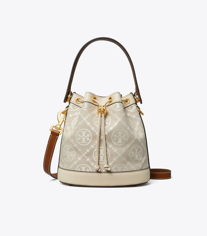 Tory burch T MONOGRAM BUCKET BAG