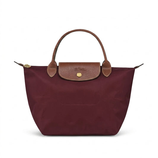 L.o.n.g.c.h.a.m.p original le pliage small size in burgundy