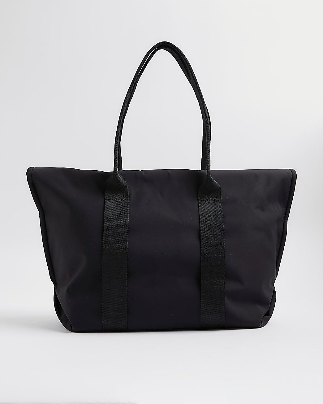 River Island Black Roll Top Holdall Bag