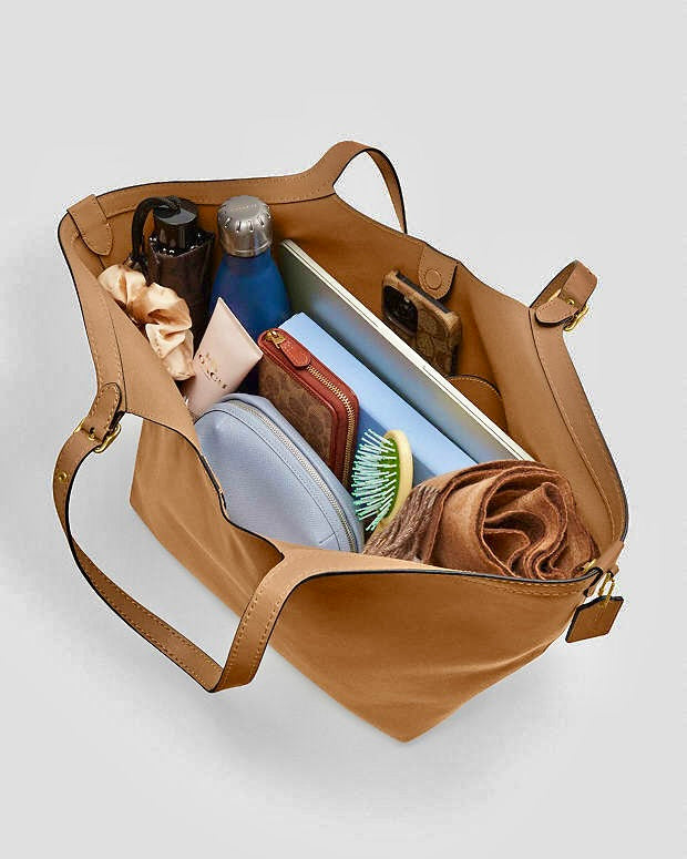 Coach Gramercy Tote Bag in honey brown