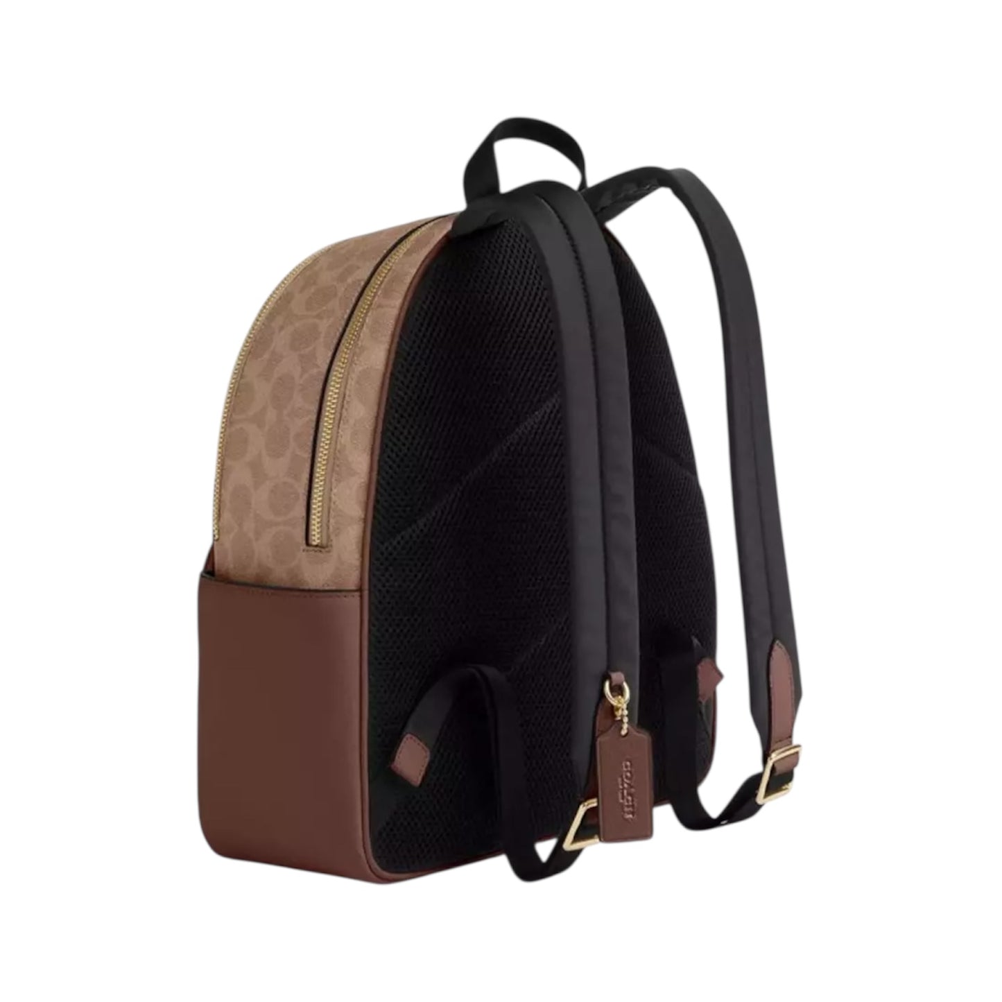 Coach Court Backpack In Blocked Signature Canvas