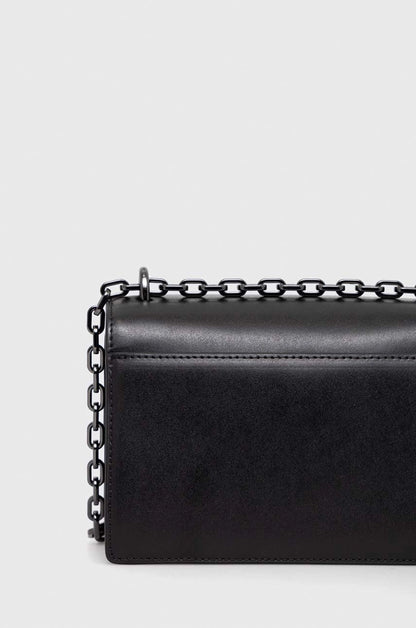 Karl Lagerfeld leather handbag
black color