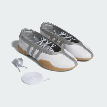 ADIDAS TAEKWONDO MEI SHOES IN WHITE SILVER