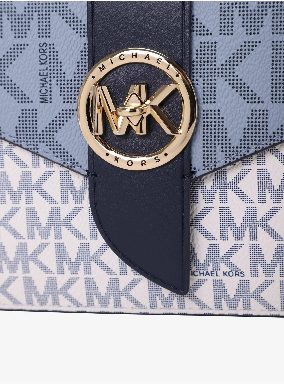 Micheal Kors crossbody bag with chain in blue