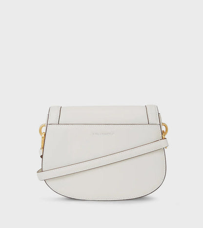 Karl Lagerfeld logo crossbody bag in white
