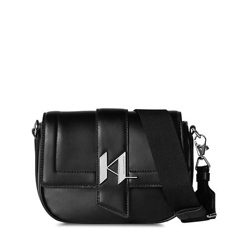 KARL LAGERFELD K/Saddle Black crossbody bag