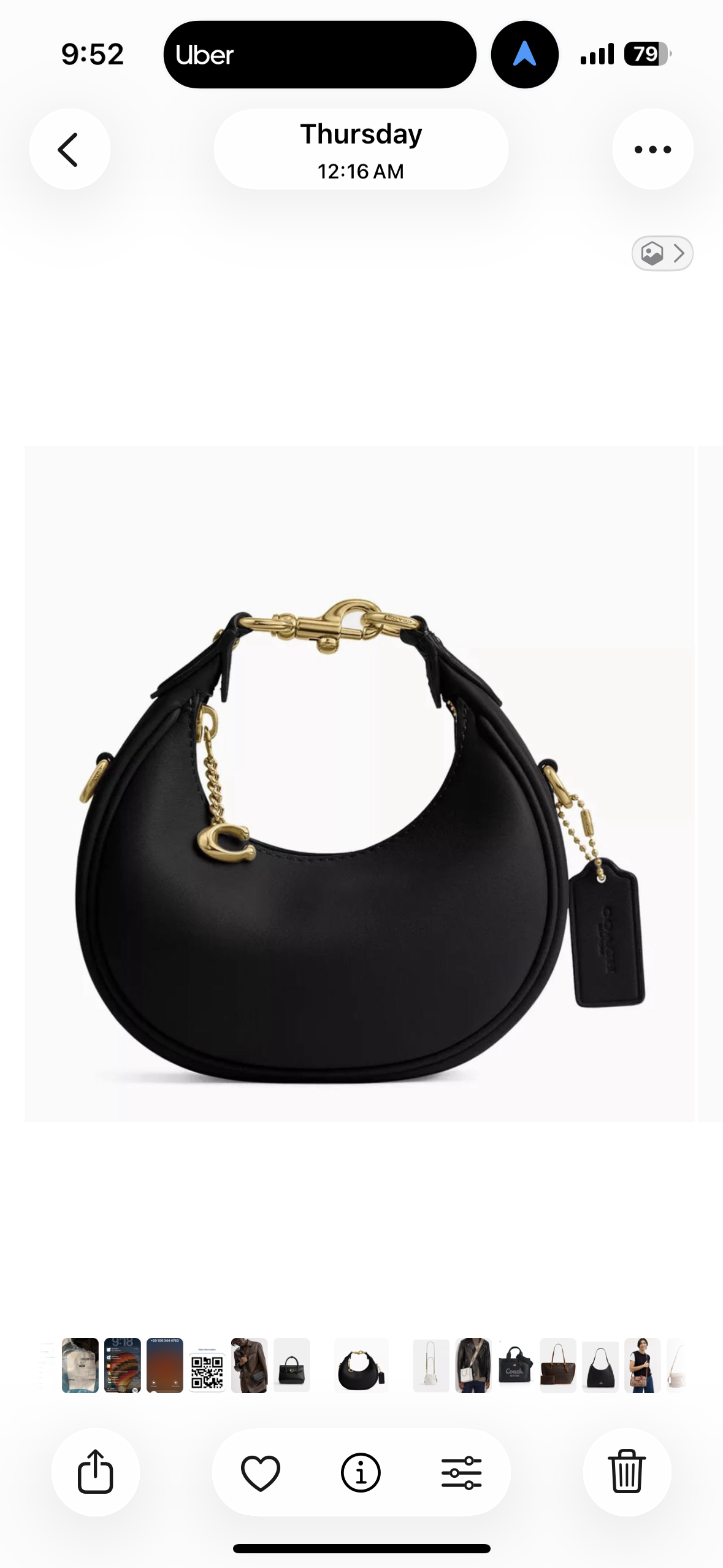 Coach Jonie Bag in black