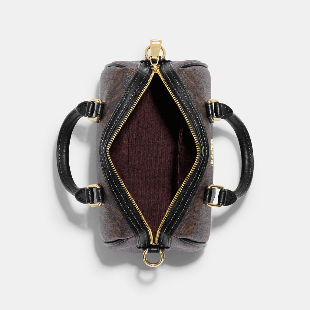 Coach Mini Rowan Crossbody In Signature Canvas