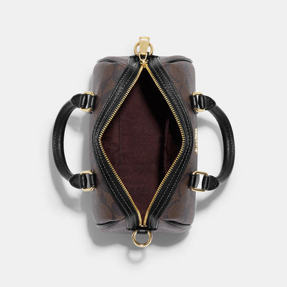 Coach Mini Rowan Crossbody In Signature Canvas