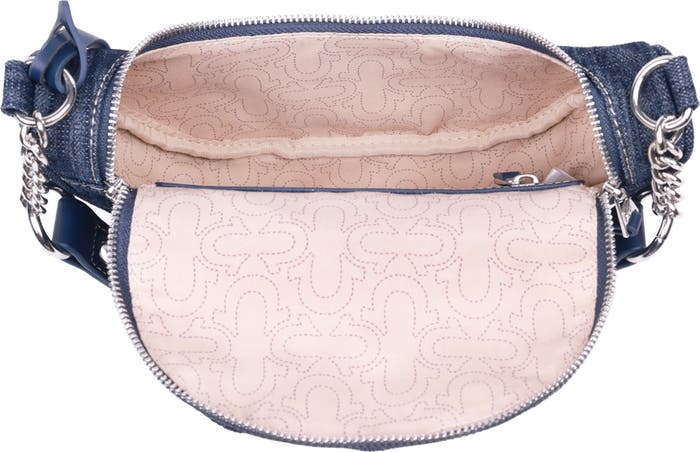 True Religion Studded Denim Shoulder Bag