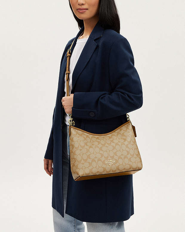 Coach Laurel Shoulder Bag In Signature Canvas