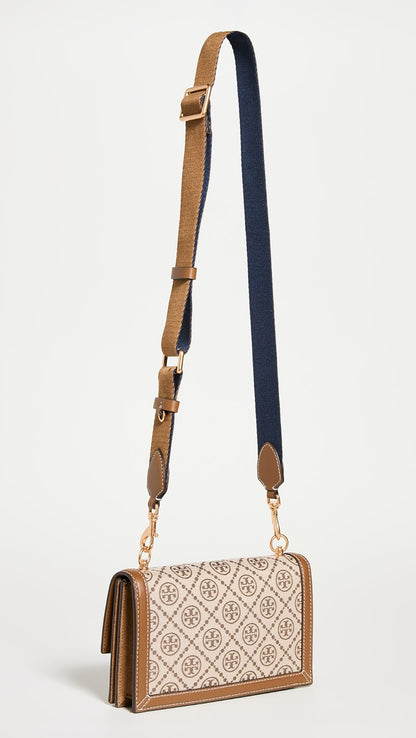 Tory Burch T Monogram Small Jacquard Shoulder Bag