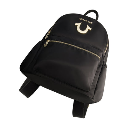 TRUE RELIGION ZIP POCKET HORSESHOE BACKPACK