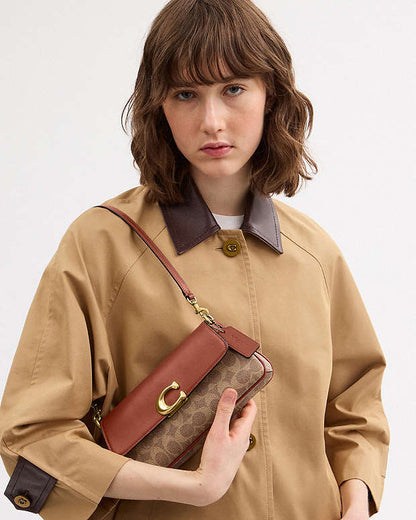 Coach Jet Shoulder Bag in signature canvas