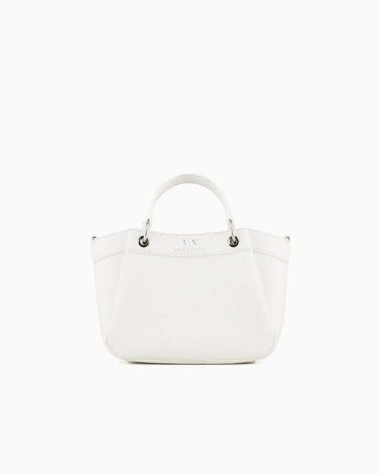 EMPORIO ARMANI SMALL SHAPED SHOPPER BAG WITH DOUBLE HANDLES
