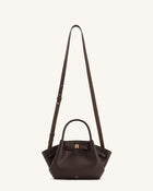 JW pei Hana Mini Tote Bag - Dark Brown