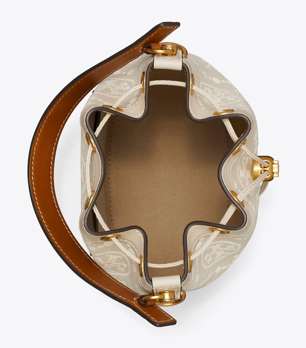 Tory burch T MONOGRAM BUCKET BAG