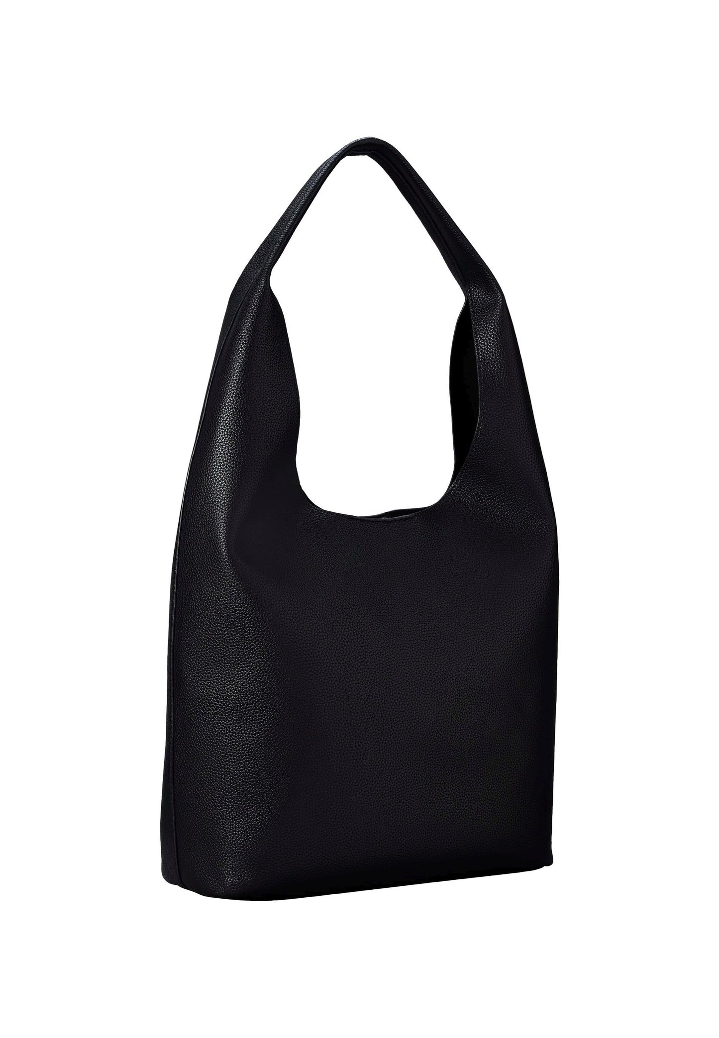 CALVIN KLEIN SLOUCHY PEBBLE MEDIUM - Tote bag - black