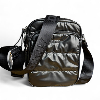 DKNY Gigi Flight Unisex Soft Nylon Fabric Crossbody Bag