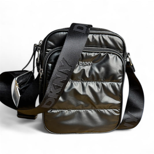 DKNY Gigi Flight Unisex Soft Nylon Fabric Crossbody Bag